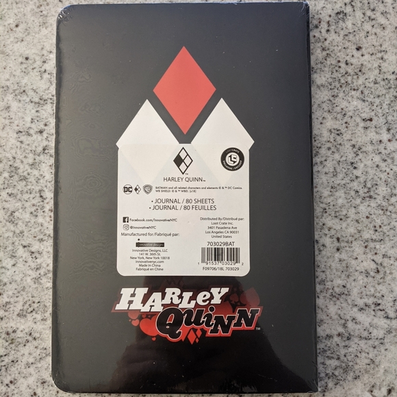 Harley Quinn notebook journal - Picture 2 of 3
